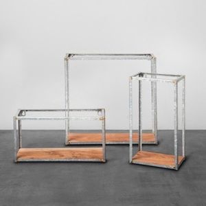 Hearth & Hand Galvanized metal and wood shelves